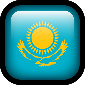 Флаг Казахстана Круглый